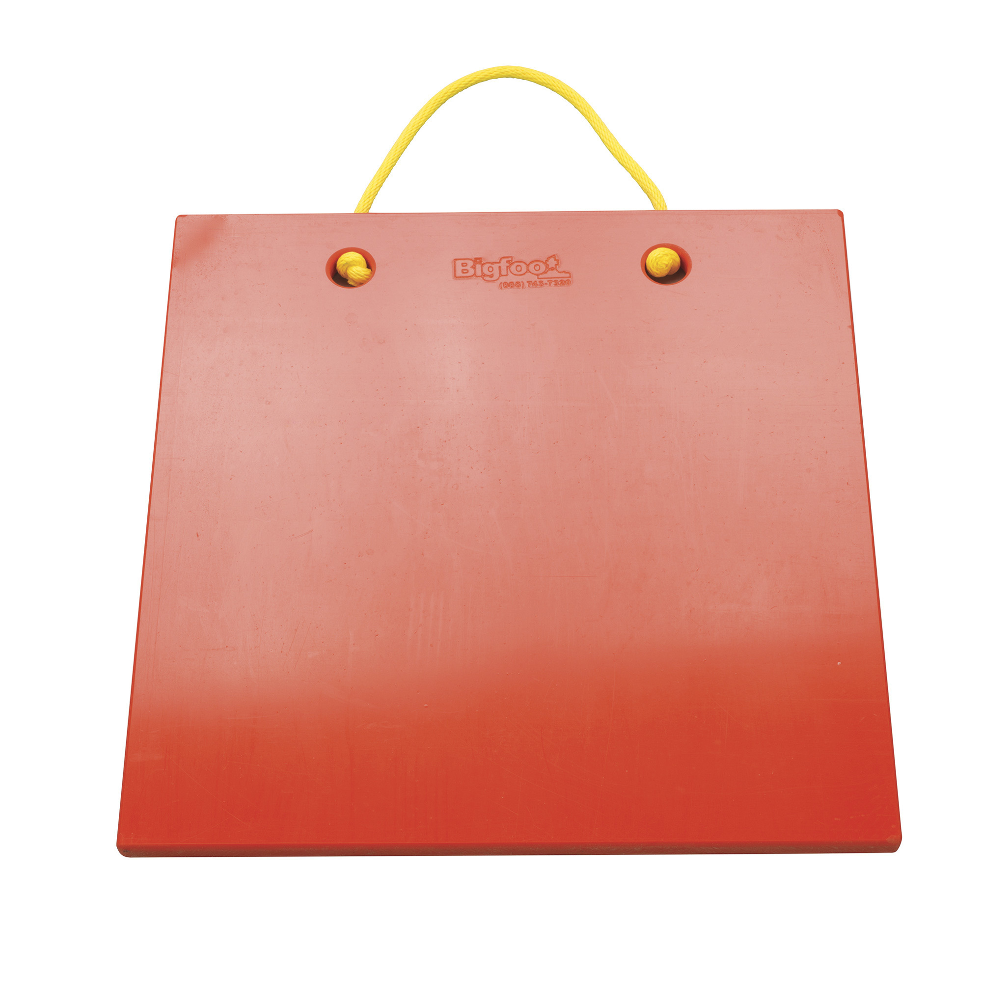 Bigfoot Outrigger Pad, Orange, 24in. x 24in., Model# P242415SO